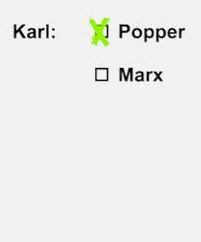 Nafnarnir Popper og Marx